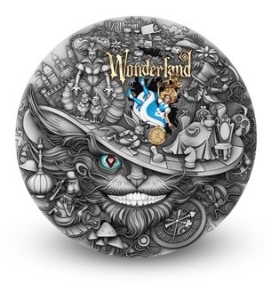 Niue 5 $ 2026 WONDERLAND 2 Oz Silber Antik Color / Gildet HR mit OVP