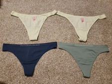 Victoria's Secret Thong Panty Lot Of 4 NWT Size Large