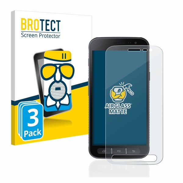 3X Panzerfolie Schutzglas Matt FüR Samsung Galaxy Xcover 4S Displayschutz-image
