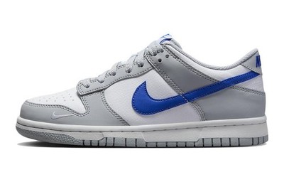 Nike Dunk Low Mini Swoosh Wolf Grey Game Royal GS - FN3878-001 MT