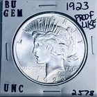 1923-P Peace Dollar — photo from another recent sale