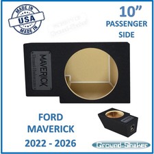 Ford Maverick 2022-2026 10" PASSENGER side Sub Box Sealed Subwoofer Enclosure
