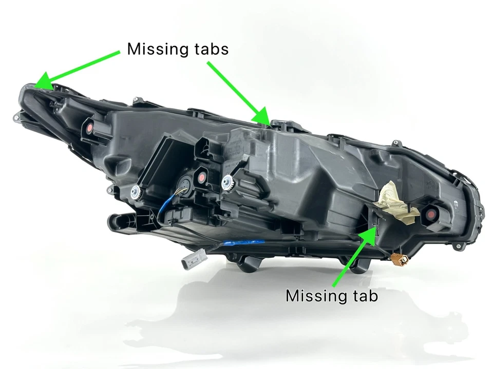 Faro LED multirreflector lado del conductor izquierdo OEM 2021-2024 Toyota Venza Foto 3 de 4