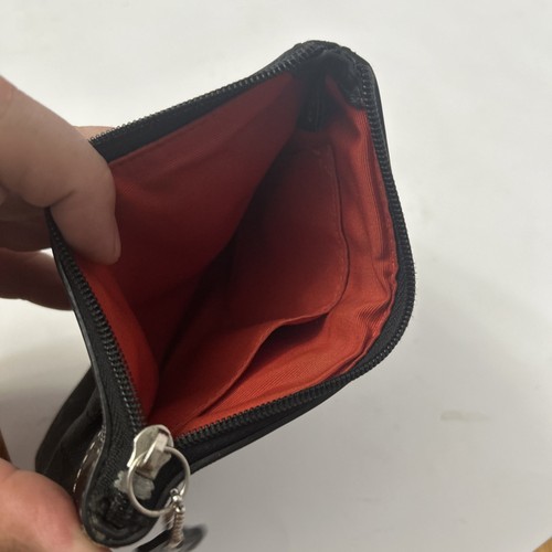 Coach Geldbörse schwarz Clutch Reißverschluss - Bild 5 von 5