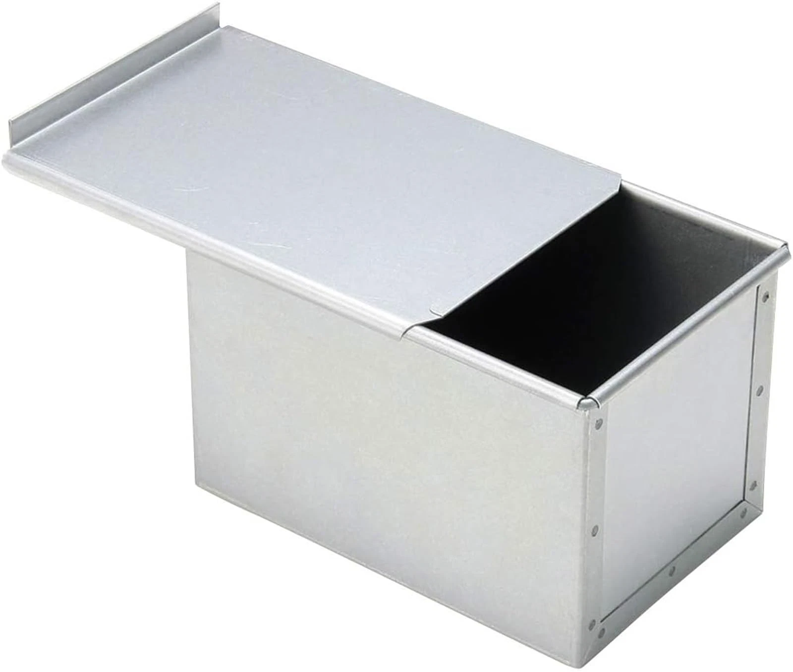 Bread Mold Silver 1.5 Loaf Pan with Lid 2396