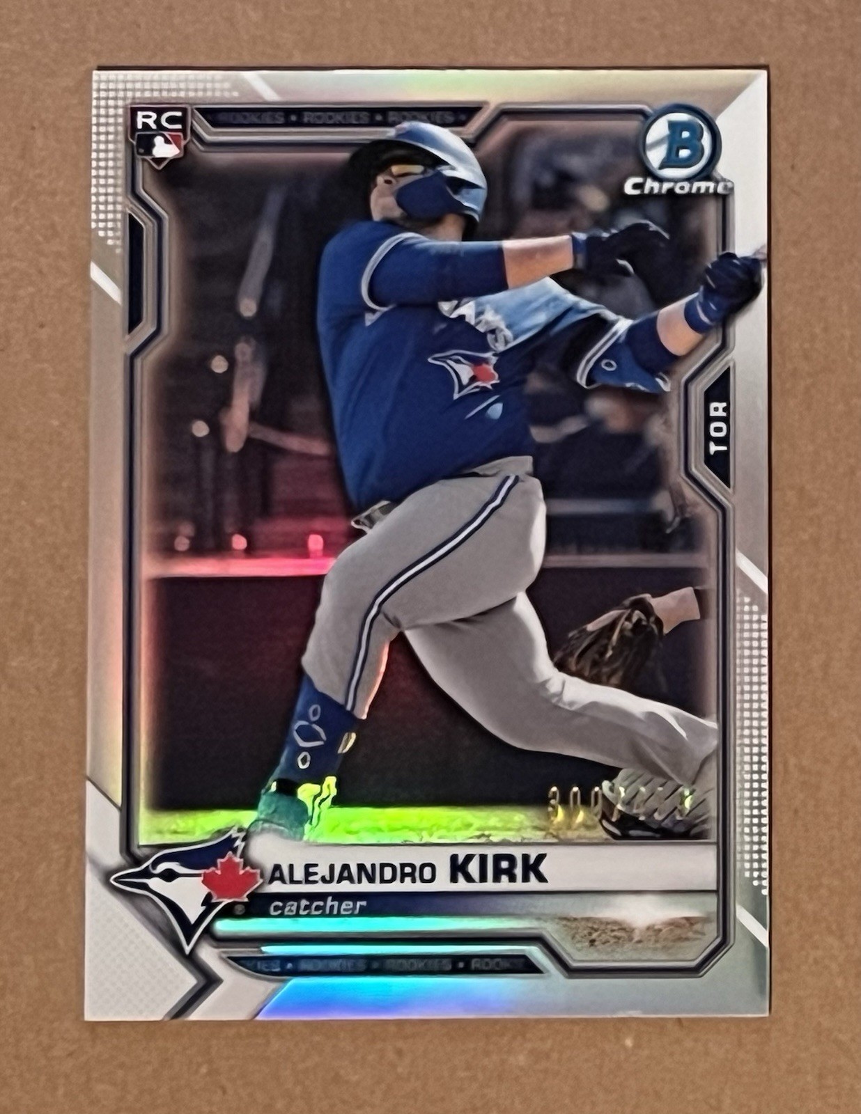 2021 Bowman Chrome Refractor #49 Alejandro Kirk Rookie RC #/499