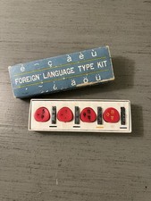 Foreign Language Type Kit for Sears Easy-Touch Typewriter Keys and Type Slugs thumbnail