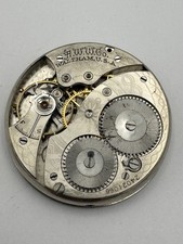 Vintage Waltham 12s 7J Model 1894 Pocket Watch Movement For Parts Or Repair