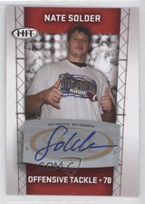 2011 SAGE Hit Auto Nate Solder #A78 Auto 9rg