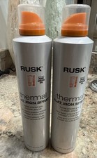 Rusk Thermal Flat Iron Spray with Pure Argan Oil 8.8 oz Lot of 2 - New