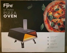 Fyre Forno Pizza Portatile 12" Alimentato a Pellet di Legno Fiamma Cotta Pizza 400* Hea