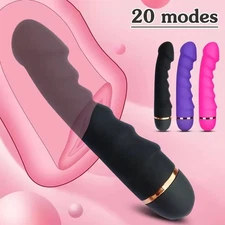 Realistic Vibrator G-spot Dildo Clit Massager Anal Stimulator Sex Toys for Women