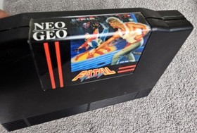 Neo Geo Aes Snk Console USA Controllers And Fatal Fury Low Serial 014705 