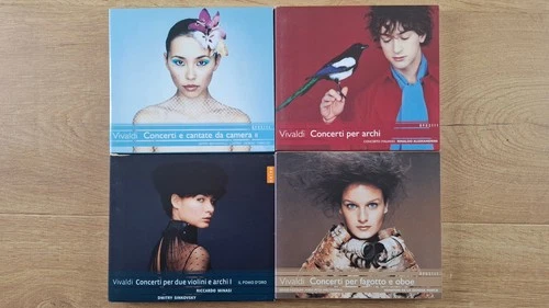 4cd opus111/naïve vivaldi  concerti cantate/archi/violini/fagotto ex+/nm