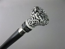 Vintage Wooden Walking Cane 36" Detachable Rosewood Gift for Grandpa