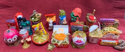 Zuru Mega Gross Minis Series 2 Lot Of 18 Sicken Nuggets Dr Popper Loo Surprise 