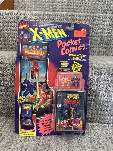 Vtg 1994 Toy Biz Marvel X-Men Weapon X Lab Playset Sealed New MOC Pocket Comics