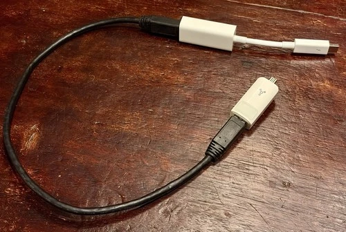 Thunderbolt 2 to Firewire cable - Apple and Belkin hardware