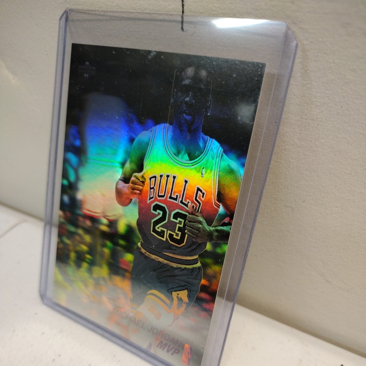 SUPER RARE** 91-92 Upper Deck hologram 3D Michael Jordan SUPER RARE** 91-92 Upper Deck hologram 3D Michael Jordan