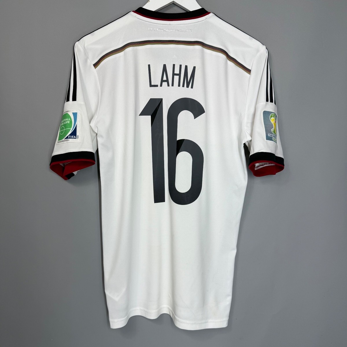GERMANY NATIONAL TEAM 2014 2015 HOME FOOTBALL SHIRT JERSEY #16
