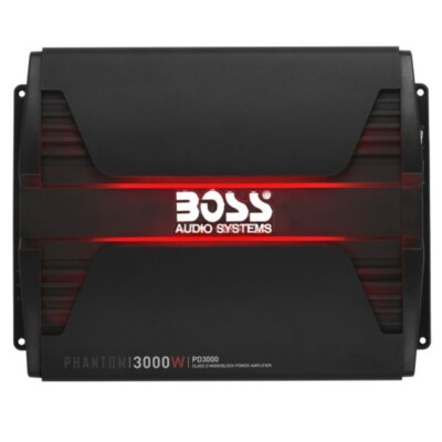 1 BOSS AUDIO SYSTEMS PD3000 Verstärker 1 Kanal 3000 W Max Für Subwoofer