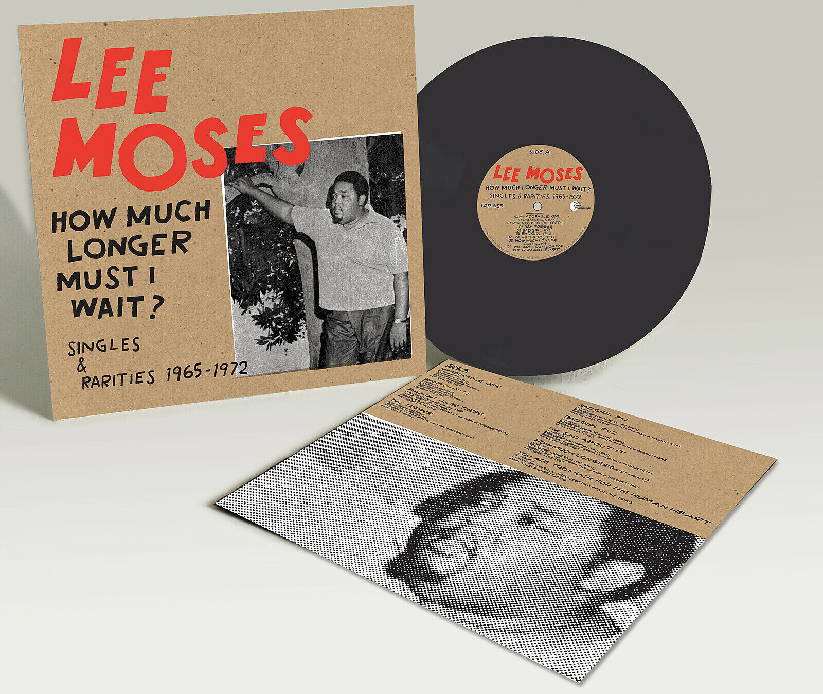 LEE MOSES: How Much Longer Must I Wait? SEALED Soul Funk Vinyl LP