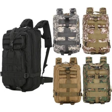30L Military Molle Tactical Backpack Rucksack Camping Hiking Travel Daily Bag US