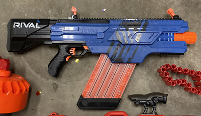 4 Nerf Gun Lot Bundle Vulcan EBF-25 Rival MXVI-4000