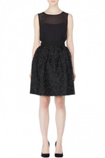 French Connection premium 50's style Audrey Hepburn black dress s 12 millen xmas