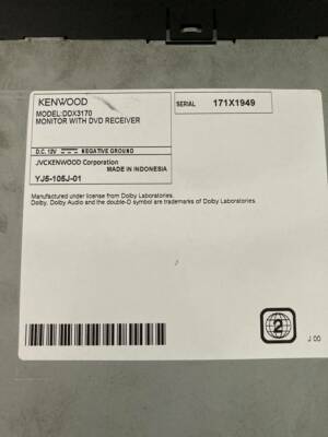 KENWOOD DDX3170 2DIN DVD player audio for sale online | eBay