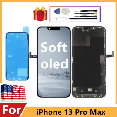 For iPhone 13 Pro Max Soft Oled Screen Replacement Touch LCD Display Assembly US