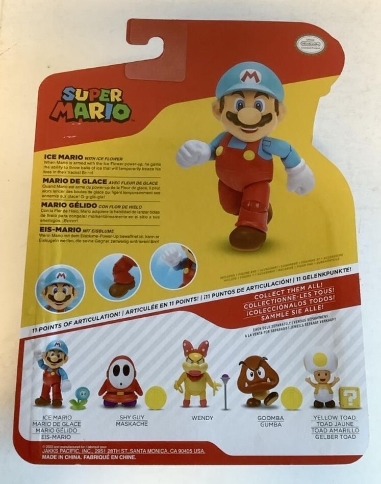 New Super Mario Bros. マリオ フィギュア NEW Jakks Pacific 41544 World of Nintendo 4