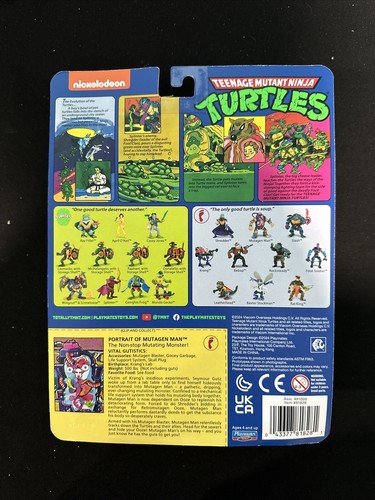 TMNT Playmates Classic MUTAGEN MAN Action Figure 2024 Ninja Turtles NEW - Picture 2 of 2