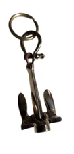 Nautical Brass Anchor Key ring Maritime Key Chain Anchor handmade set of 15 gift