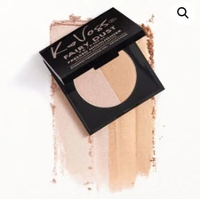 K VOSS NYC Pressed Highlighter Fairy Dust Moonlight Starkissed Duo Glow Powder