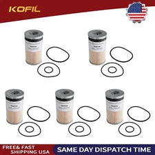 5 Pcs FS19728 Fuel Filter Water Separator 25 micron PF7782 33656 L3578FXL