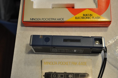 Vintage Minolta Pocket Pak 440E Complete W/Original Box & Manual Tested & Works - Picture 7 of 9