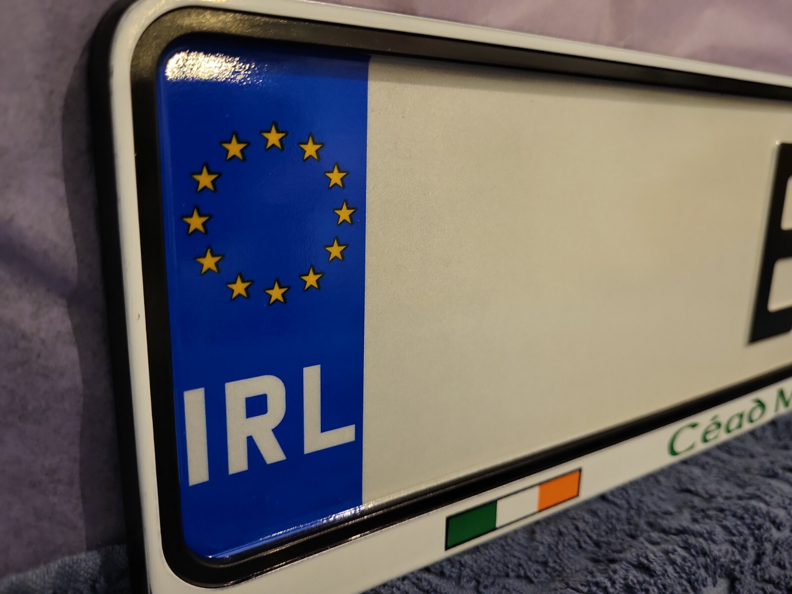 Vanity Ireland License Plate EIRE Metal Embossed New Condition eBay