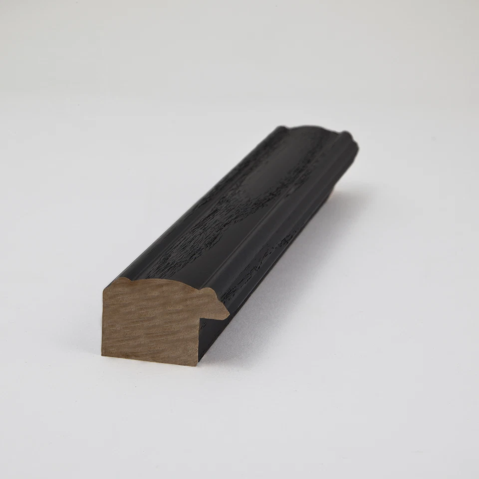 ArtToFrames Custom Picture Poster Frame Black Galleria Noir 1.25" Wide MDF - Image 3 of 4