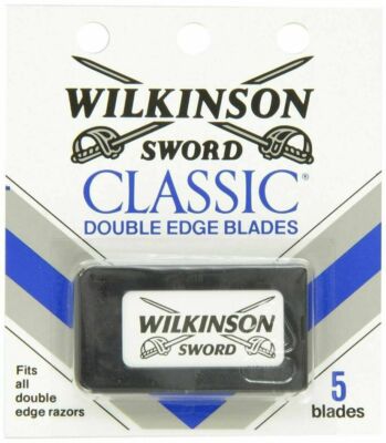 Wilkinson Sword CLASSIC Double Edge Razor Blades 4 packs of 5 = 20 Blades