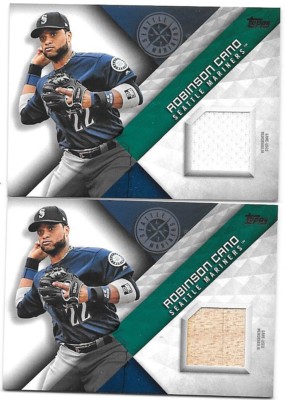 ROBINSON CANO 2017 TOPPS MAJOR LEAGUE MATERIALS GAME USED BAT,2JERSEY& # JERSEY