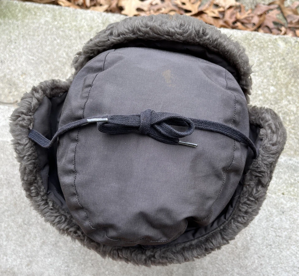 Browning Down & Lamb Fur Alaska Trooper Hat men’s size M Super Warm Made USA vtg - Image 3 of 4