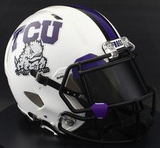 TCU HORNED FROGS NCAA Riddell Speed Full Size AUTHENTIC Football Helmet