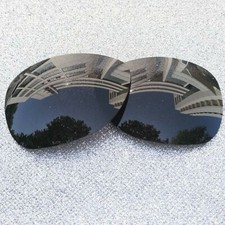 Black Polarized Replacement Lenses For-Oakley Crosshair 2012 Sunglass 2 Pairs