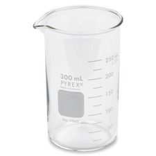 PYREX 1060-300, 300 mL Tall Form Berzelius, with Spout, Graduated (Case of 48)