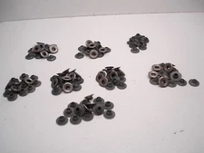 BULK 122 NASCAR DEL WEST TITANIUM VALVE SPRING RETAINERS TOP LOCK ASSORTED MOLY
