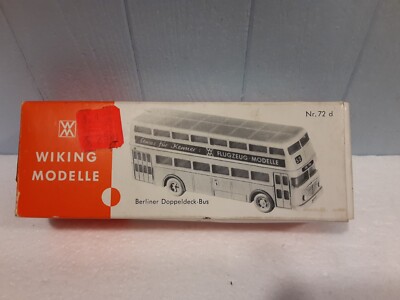 WIKING Modelle Berliner Doppeldeck.Bus Nr. 72d OVP 1:87
