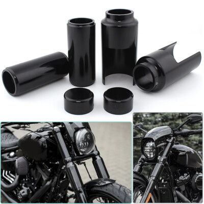 Gabel Cover Abdeckung Schwarz Für HARLEY SOFTAIL BREAKOUT 2018-21 FXBR FXBRS M8