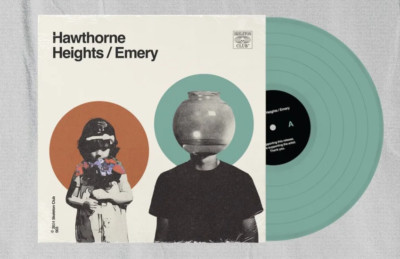 Hawthorne Heights / Emery - Self Titled -   Seahawks Blue 10'' Vinyl x/500 New  