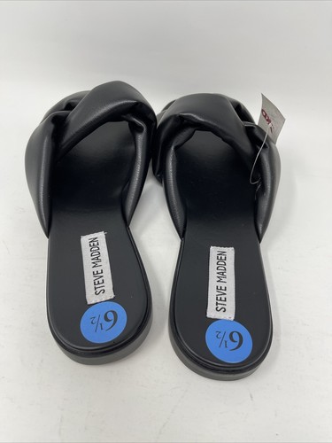 Steve Madden 6.5 black leather Georgina 